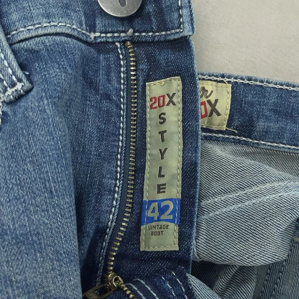 Wrangler 20X Jeans Men's 34x32 Style 42 Vintage Boot Cut Denim Cowboy Western